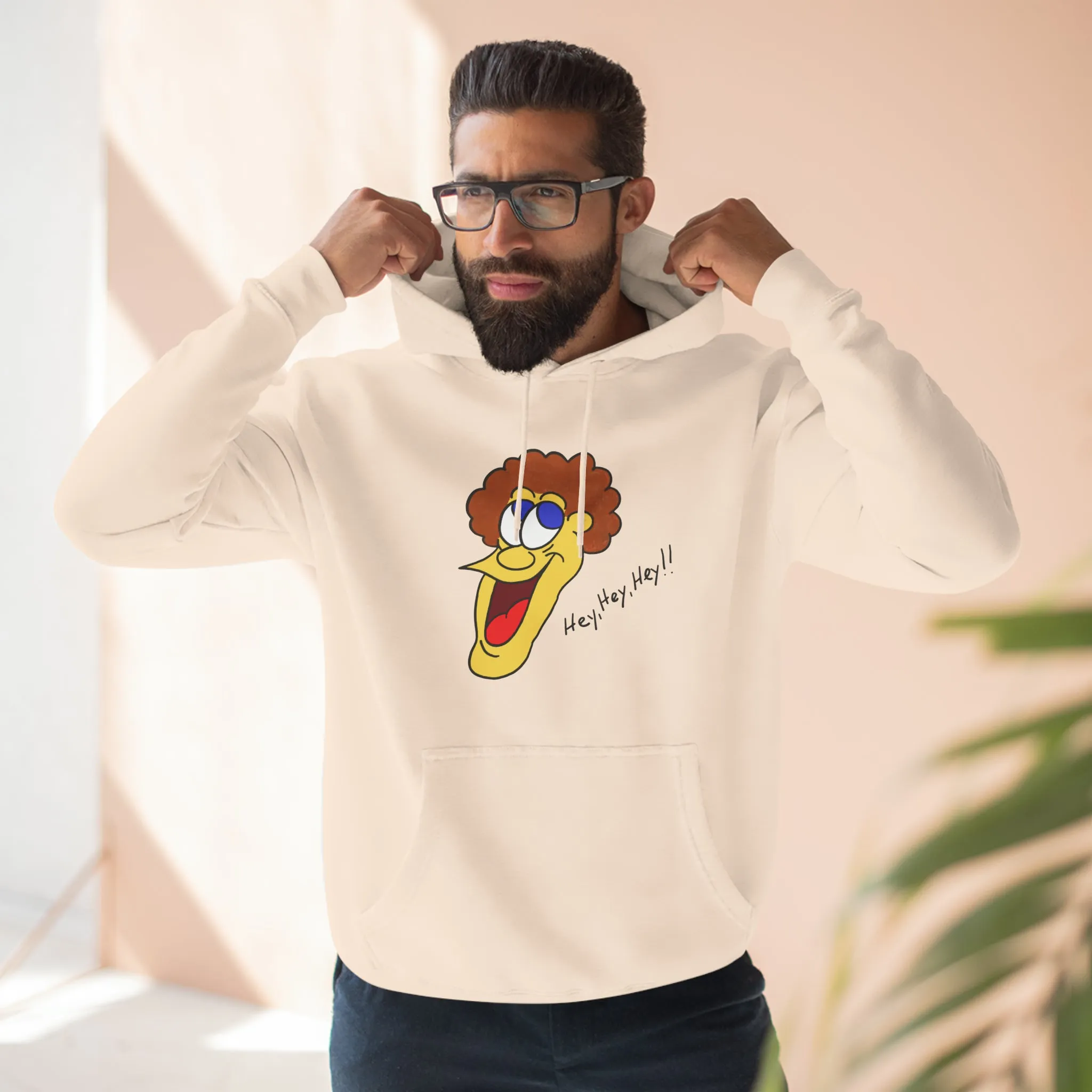 Hey, Hey, Hey!! Unisex French Terry Hoodie