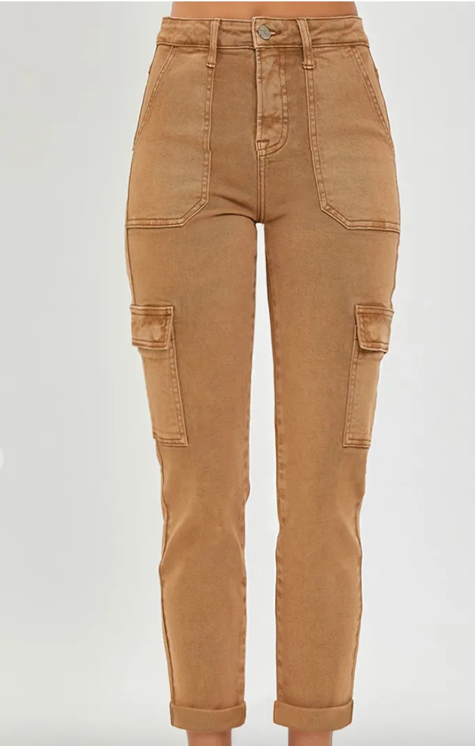 High Rise Cargo Pants