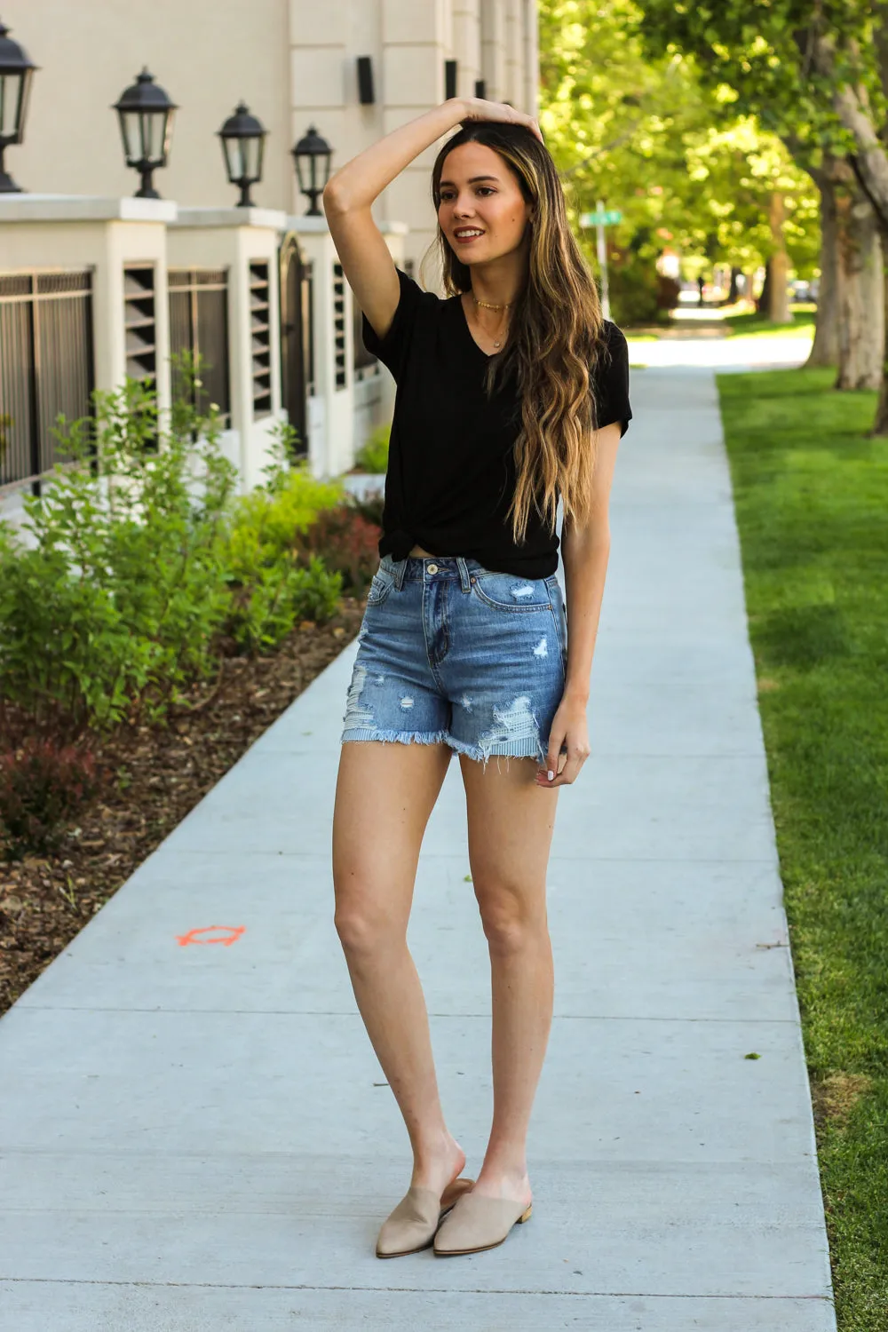 High Rise Shorts