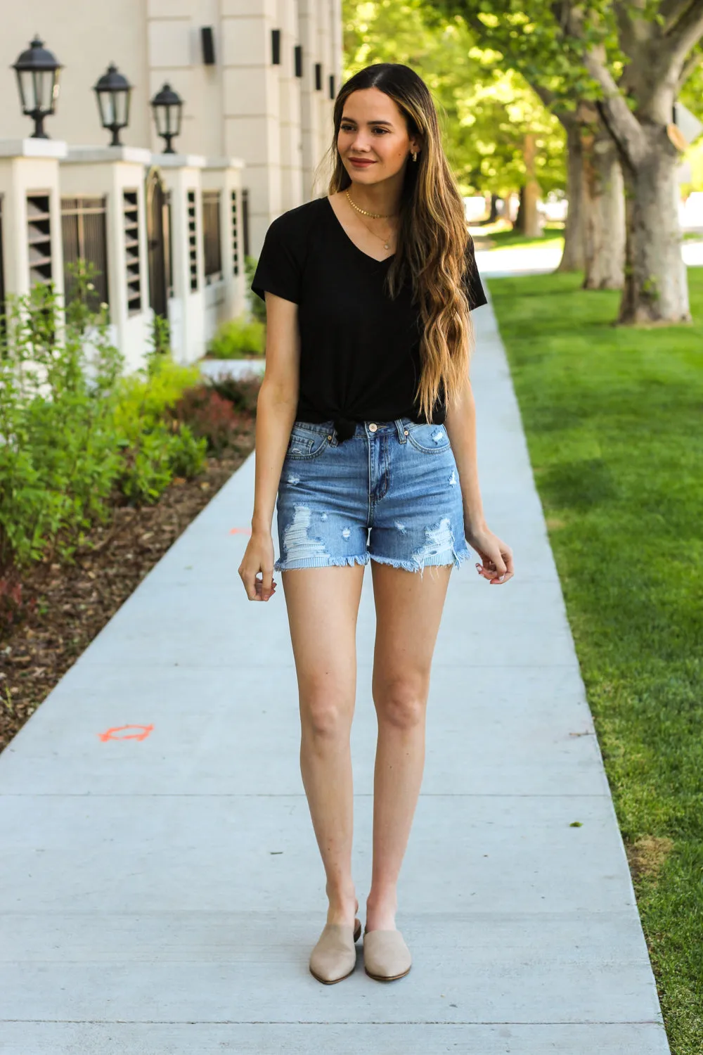 High Rise Shorts