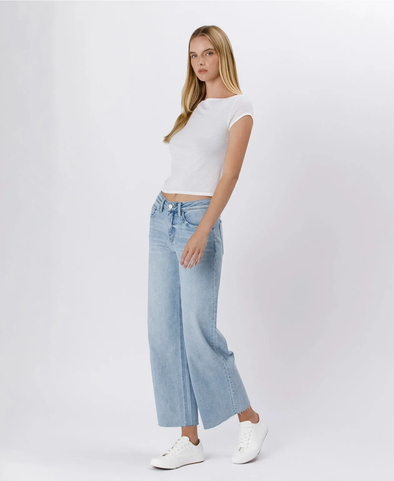 High Rise Wide Leg Jeans