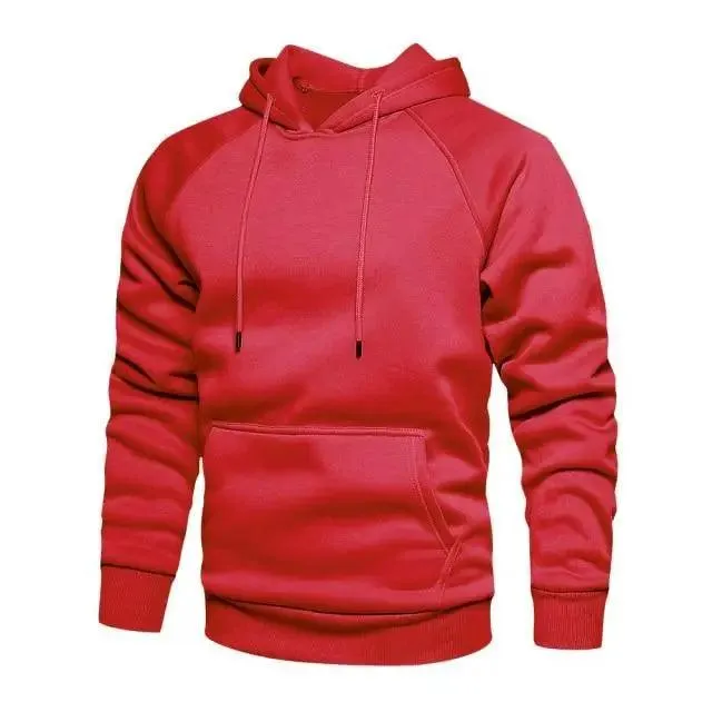 Hoodies Sweatshirts Men Solid Color Hoodie Hip Hop Streetwear Outwear Autumn Winter Long Sleeve Winter Fashion Thick Fleece Sweatshirt Mens Hip Hop Long Sleeve Pullover Hoodies Male Autumn Solid Color Hoodie