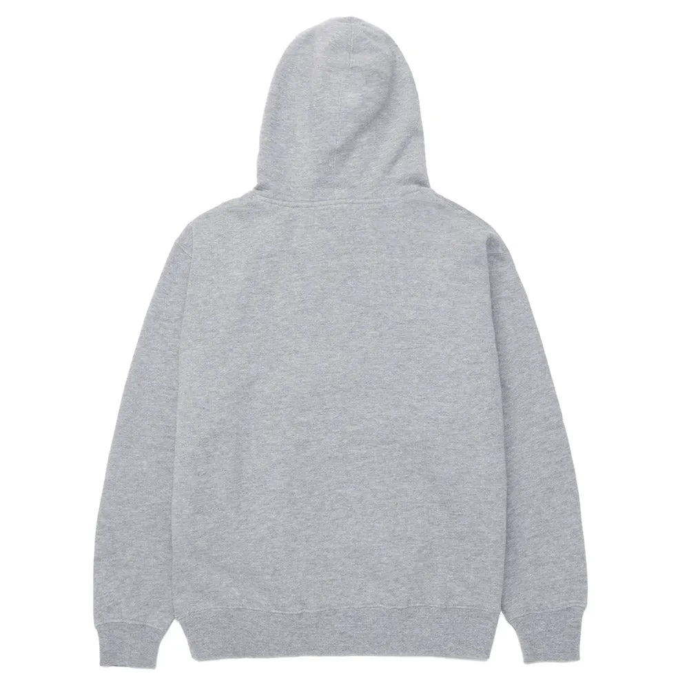 Huf - Huf HD Logo Womens Hoodie Grey Heather