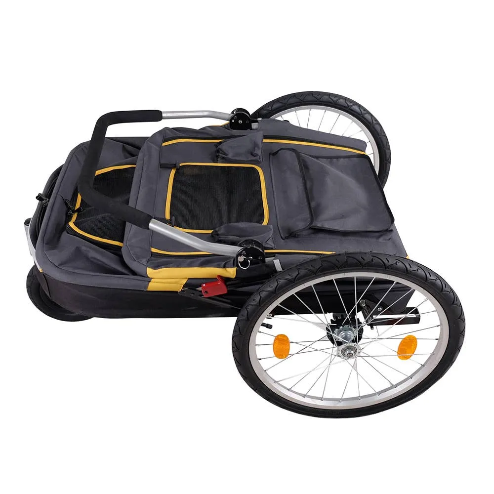 Ibiyaya - Hercules Heavy-Duty Pet Stroller-Bike Trailer, All-Terrain