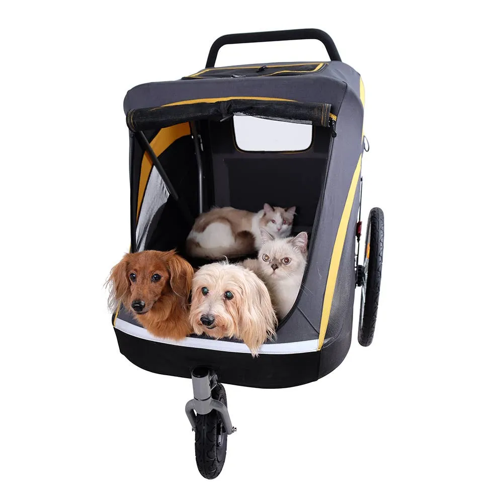 Ibiyaya - Hercules Heavy-Duty Pet Stroller-Bike Trailer, All-Terrain