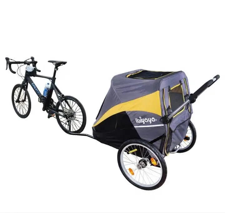 Ibiyaya - Hercules Heavy-Duty Pet Stroller-Bike Trailer, All-Terrain