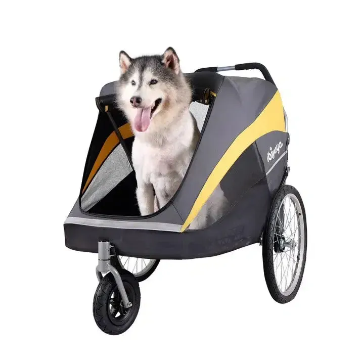 Ibiyaya - Hercules Heavy-Duty Pet Stroller-Bike Trailer, All-Terrain