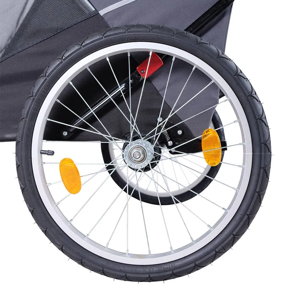 Ibiyaya - Hercules Heavy-Duty Pet Stroller-Bike Trailer, All-Terrain
