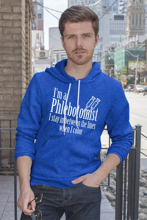 I'm a Phlebotomist I Stay in Between the lines when I Color (Men)