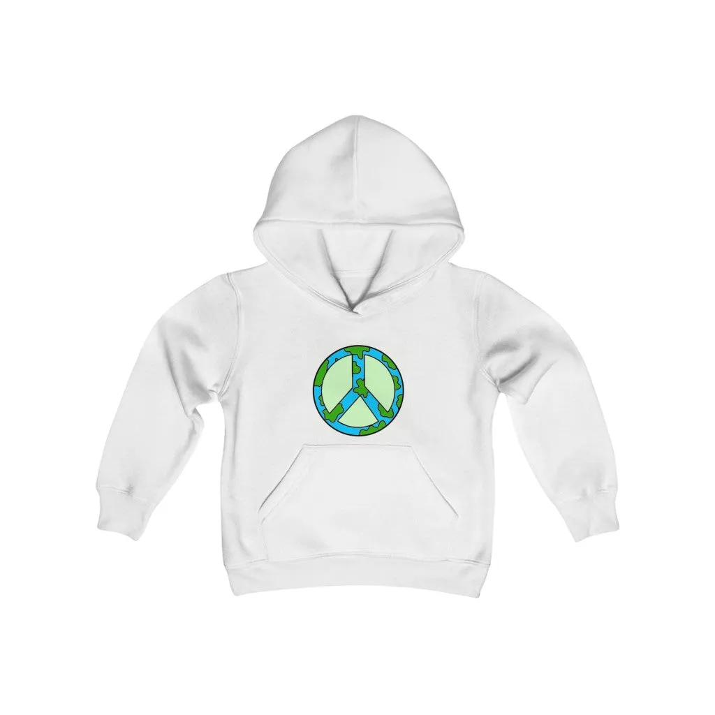 International Peace Day! Youth Heavy Blend Hooded Sweatshirt