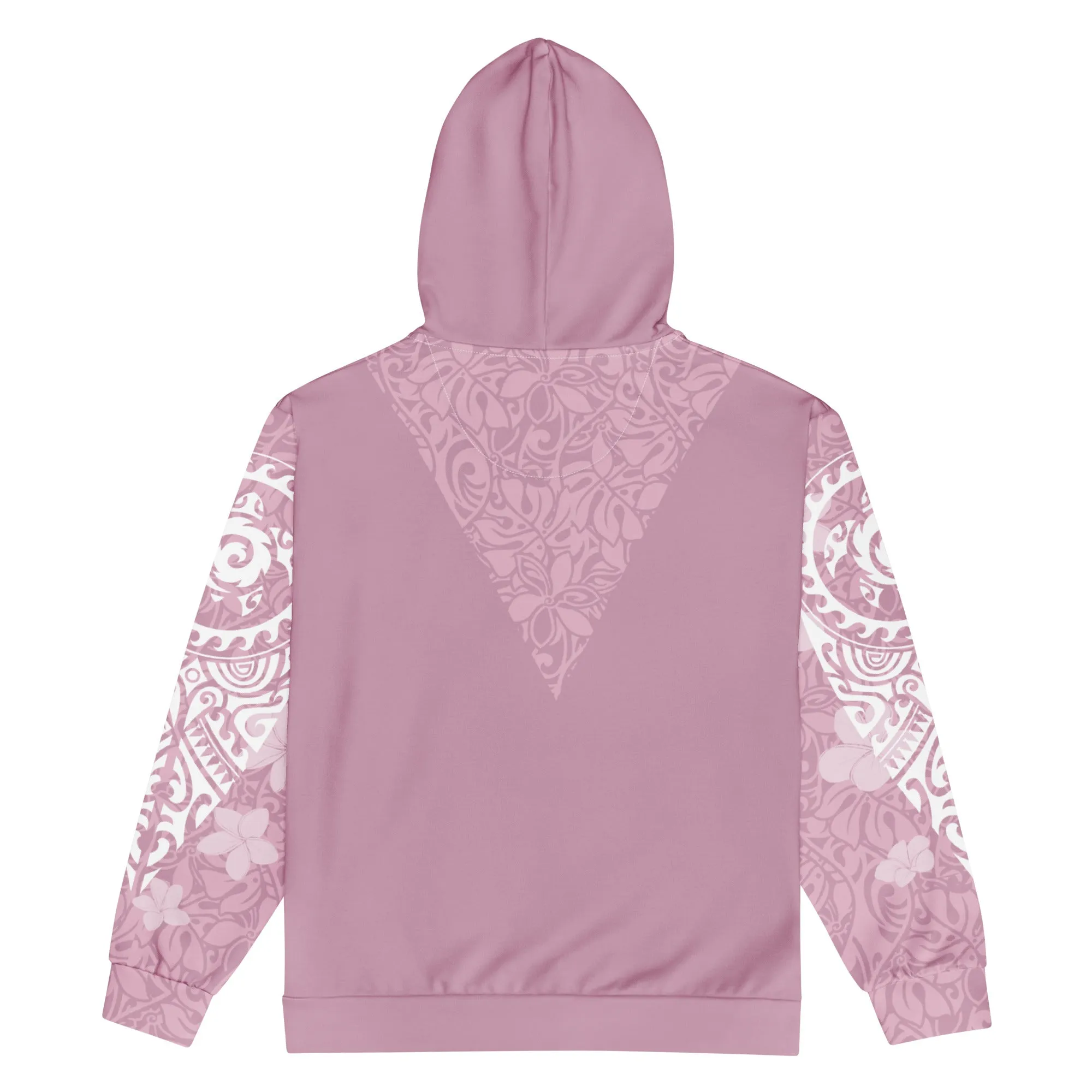 Island Aura Dusty Rose Zip Up Hoodie
