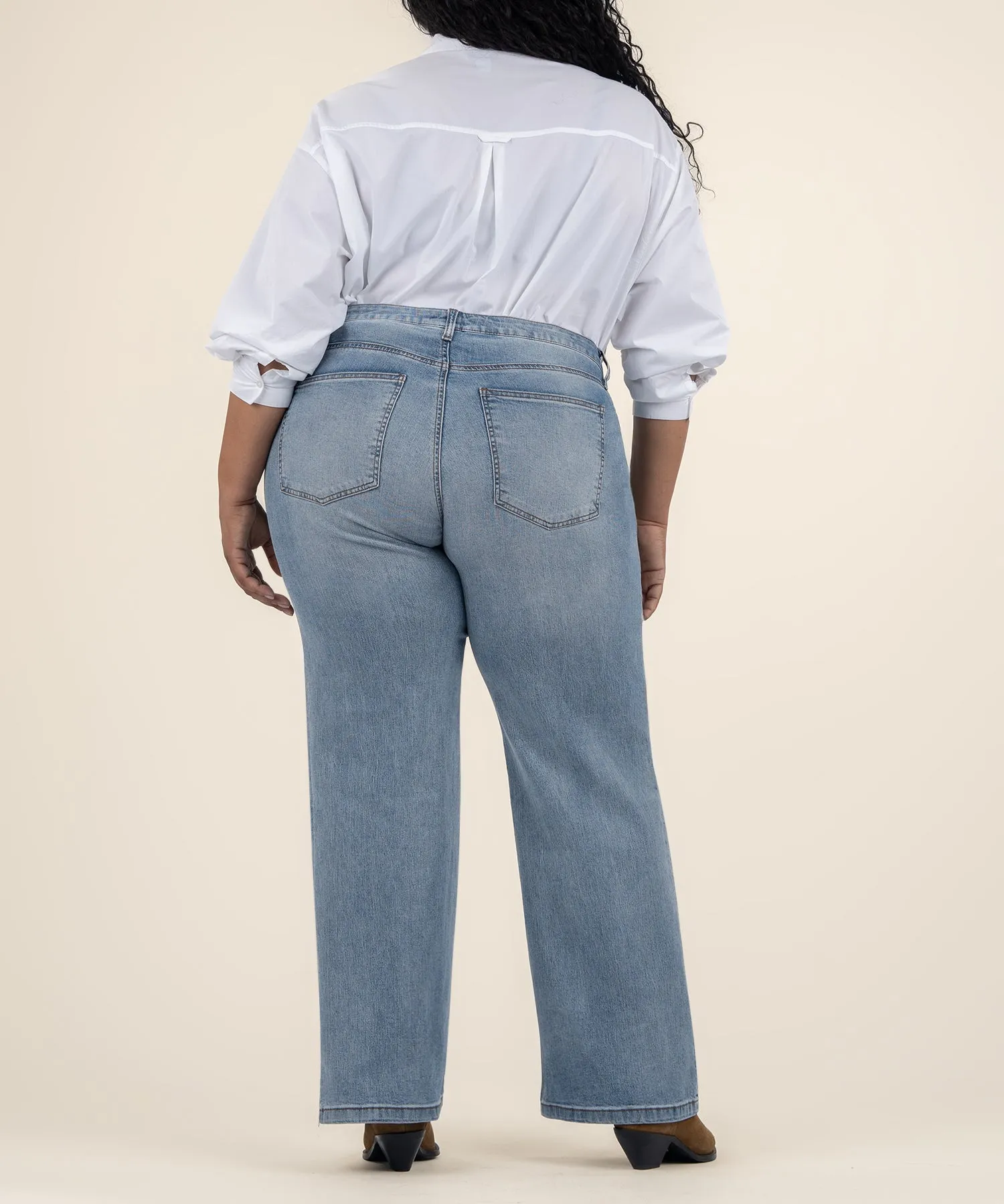 Jean High Rise Wide Leg, Plus