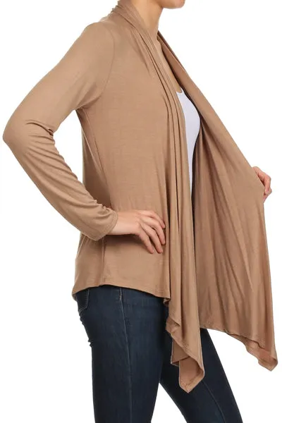 Jersey Knit Flow "Cardi" Cardigan