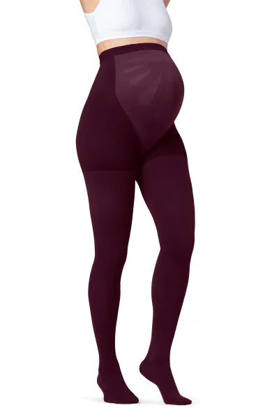 JOBST Maternity Opaque Waist High Compression Stockings Pantyhose,15-20 mmHg, Closed Toe