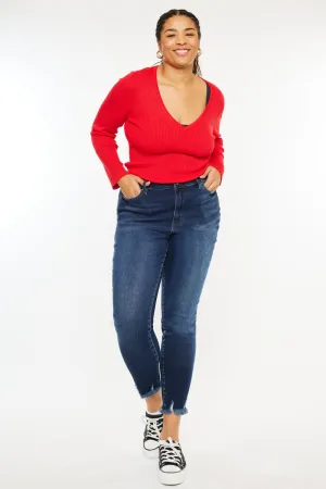 Journey Ultra High Rise Ankle Skinny Jeans (Plus Size)