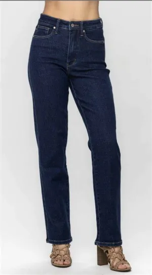 Judy Blue Tummy Control Classic Straight Jeans
