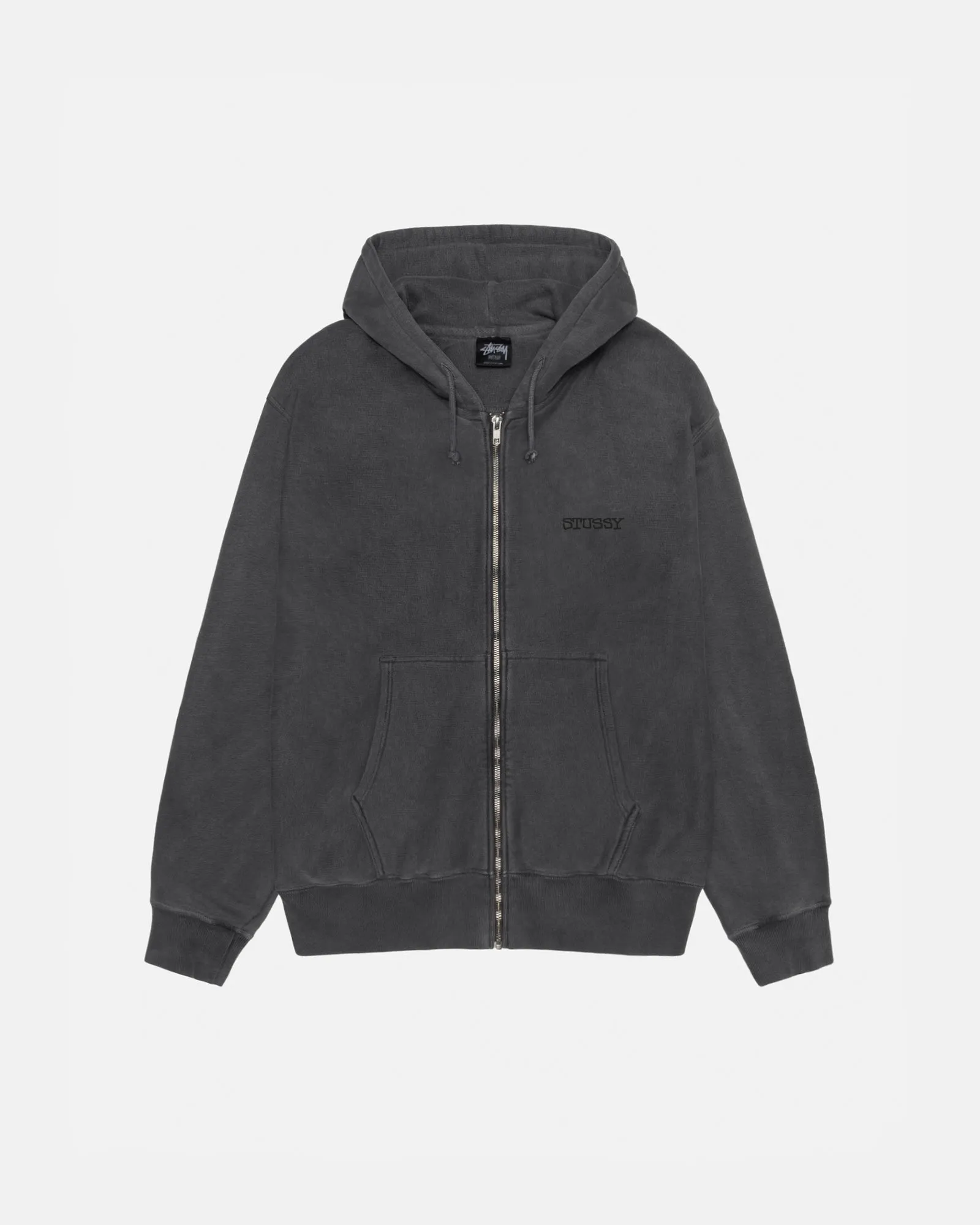 JUMBO ZIP HOODIE PIGMENT DYED