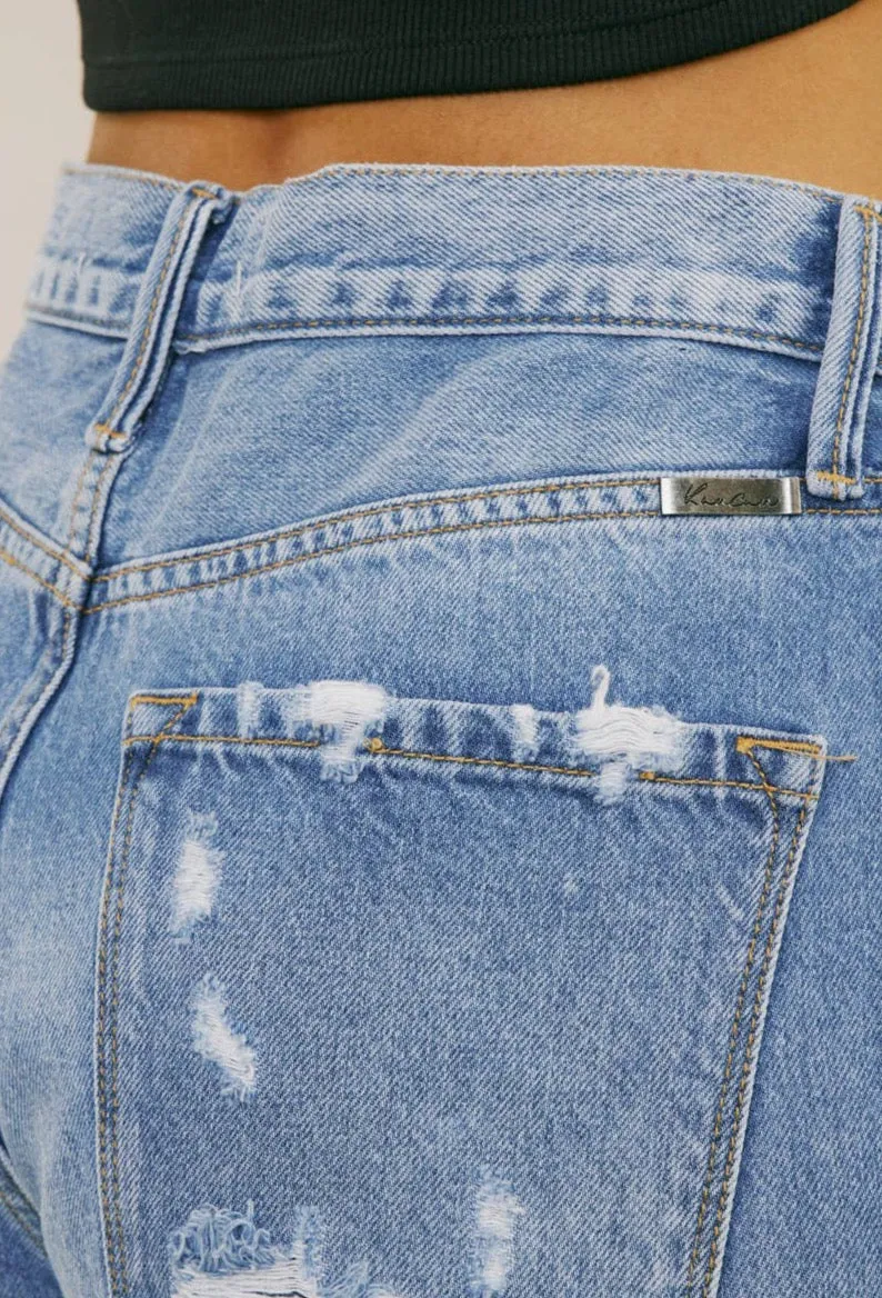 Kan Can Usa -Ultra High Rise Straight Jeans