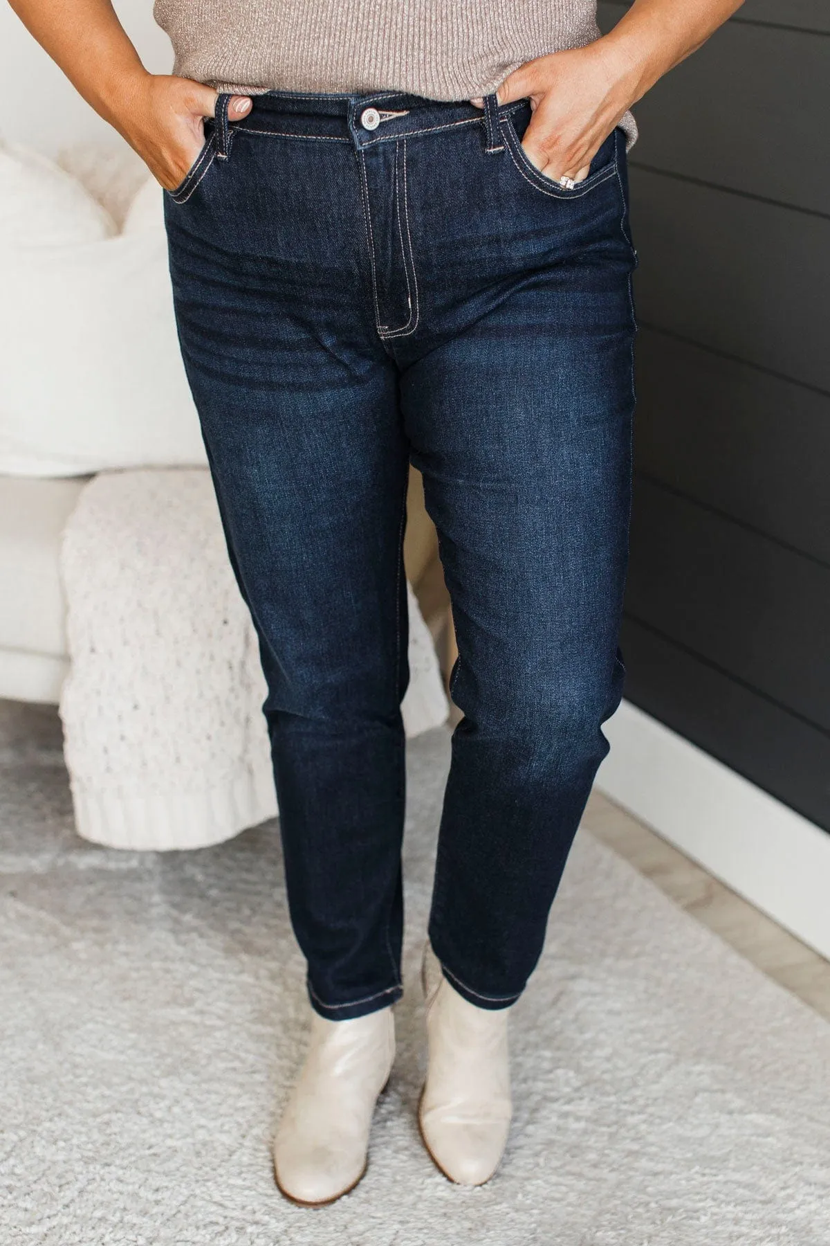 KanCan Crop Skinny Jeans- Caidence Wash
