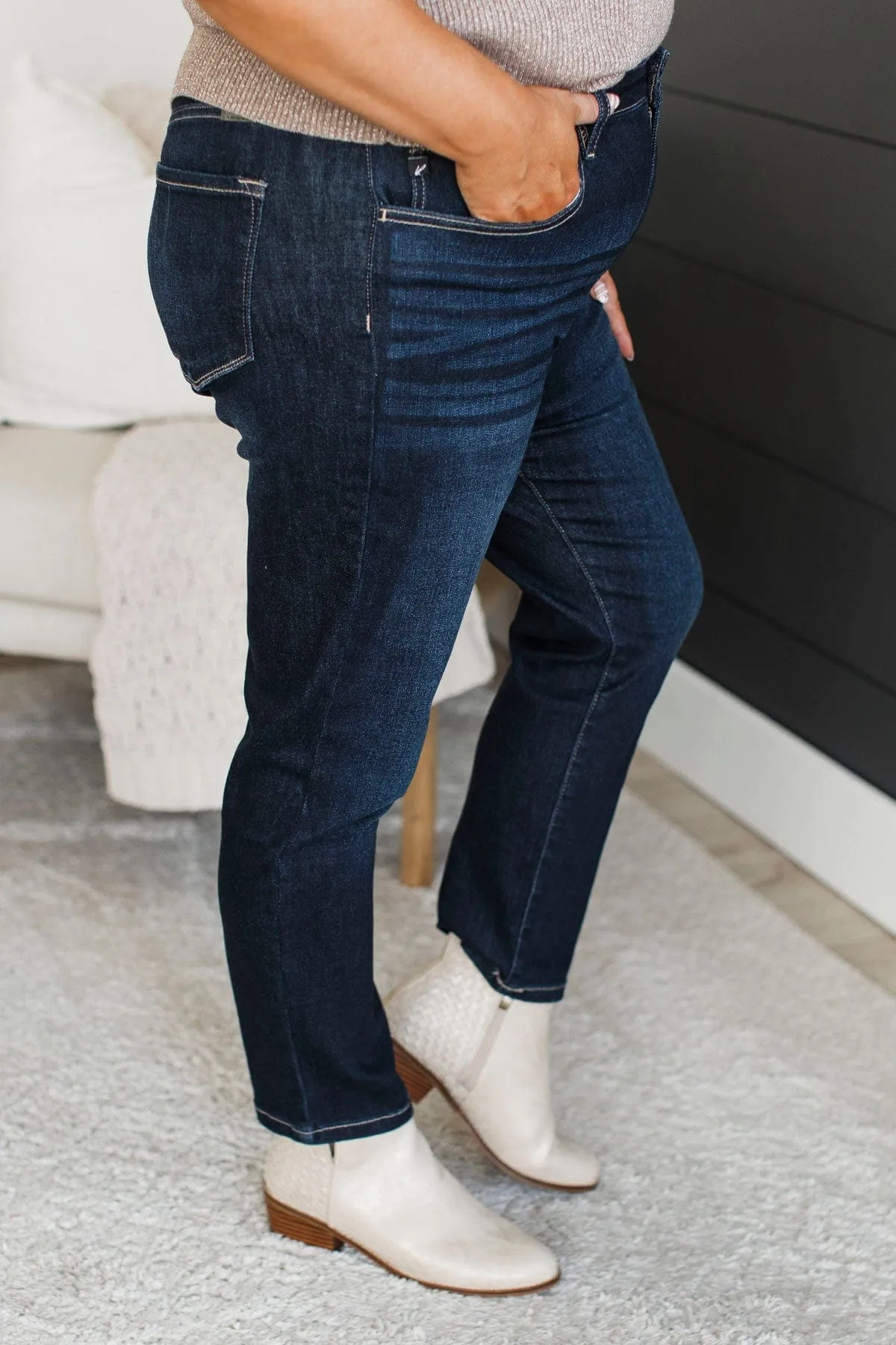 KanCan Crop Skinny Jeans- Caidence Wash
