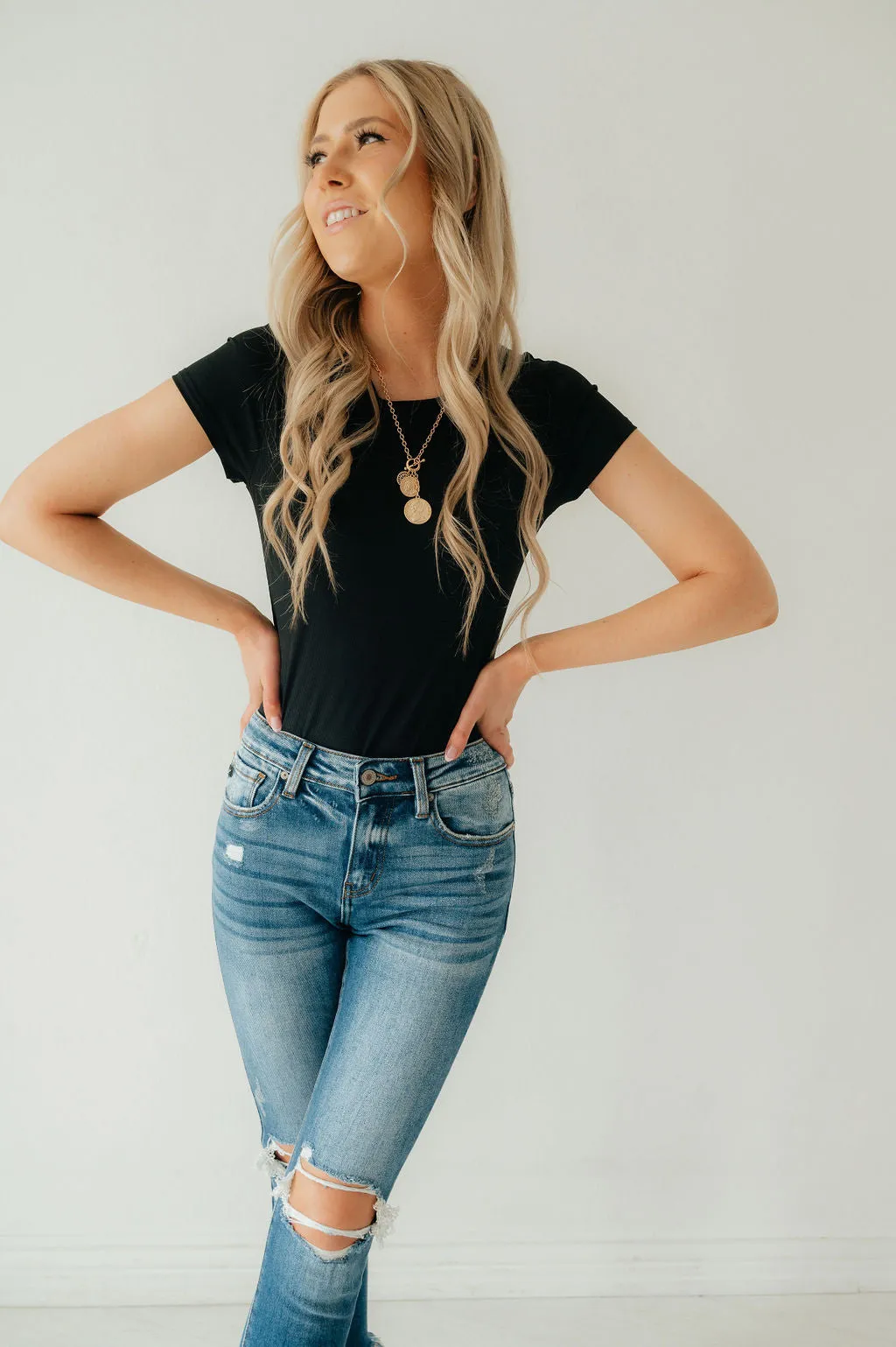 Kancan High Rise Ankle Skinny Jeans
