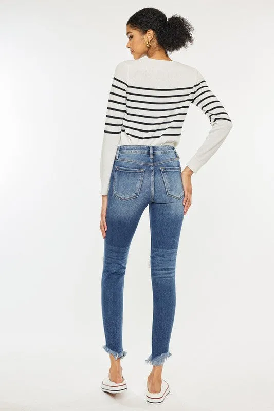 Kancan High Rise Ankle Skinny Jeans