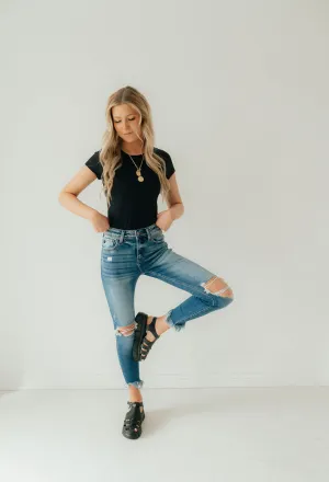 Kancan High Rise Ankle Skinny Jeans