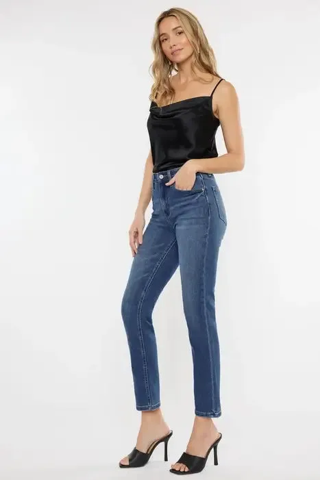 KanCan High Rise Slim Straight Jeans
