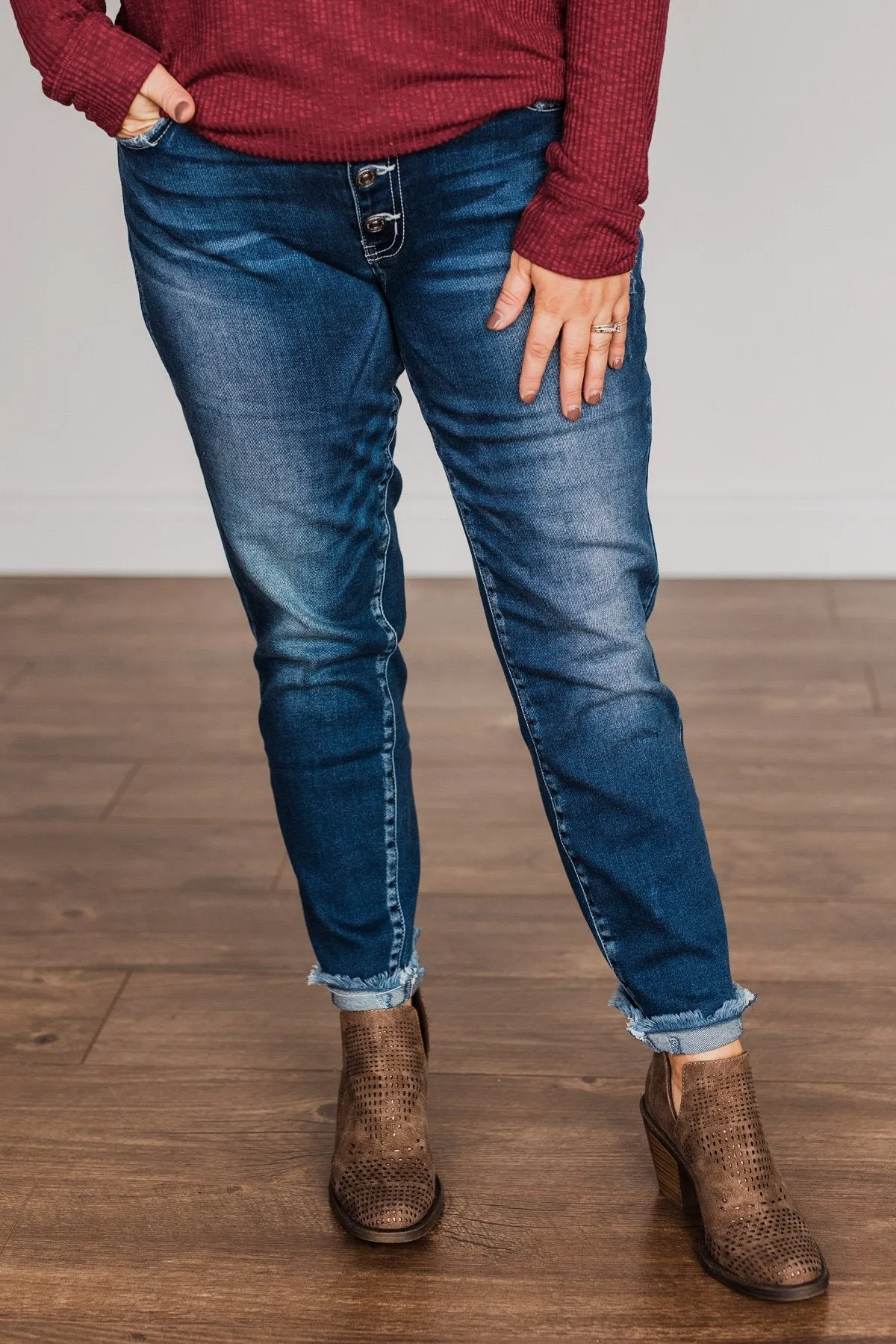 KanCan Mid-Rise Skinny Jeans- Victoria Wash