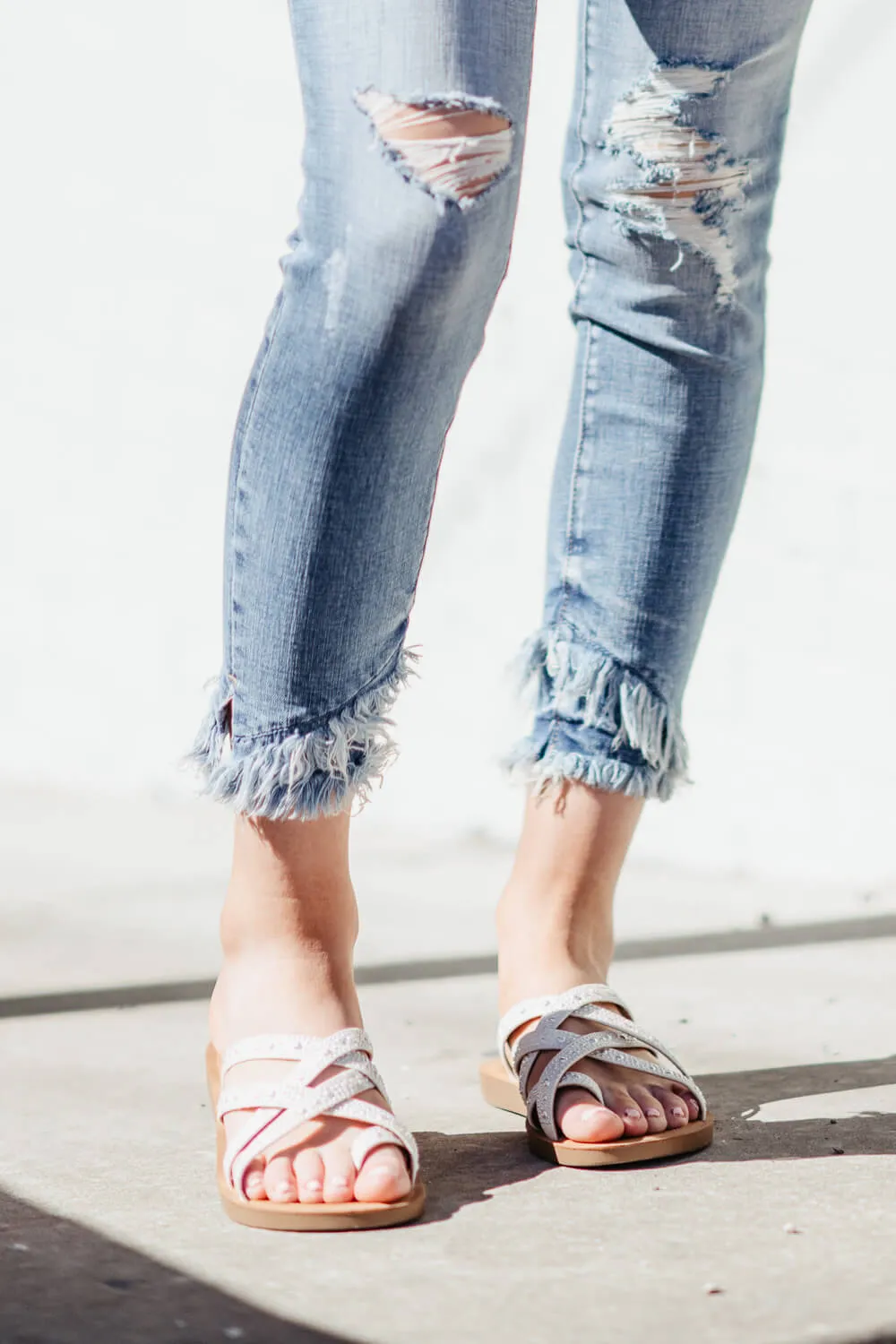 KanCan Nala Distressed Ankle Skinny Jeans for Women | KC6204M