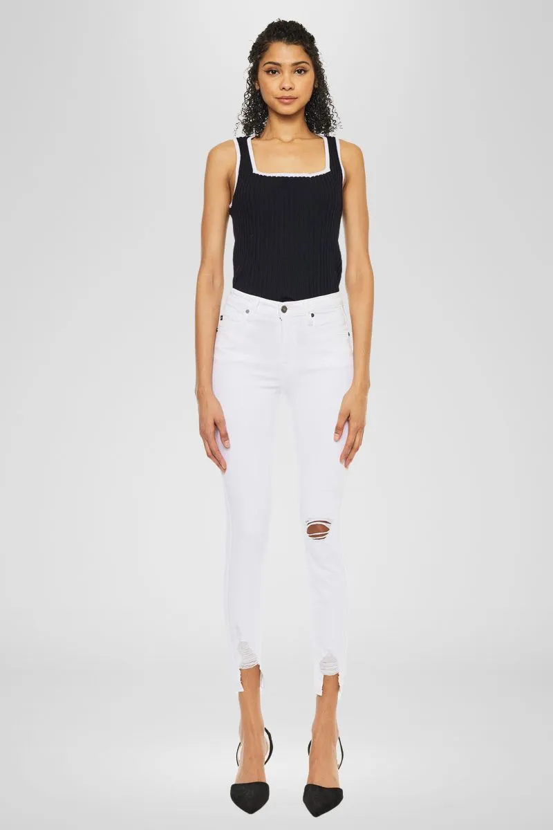 Kendra High Rise Ankle Skinny Jeans
