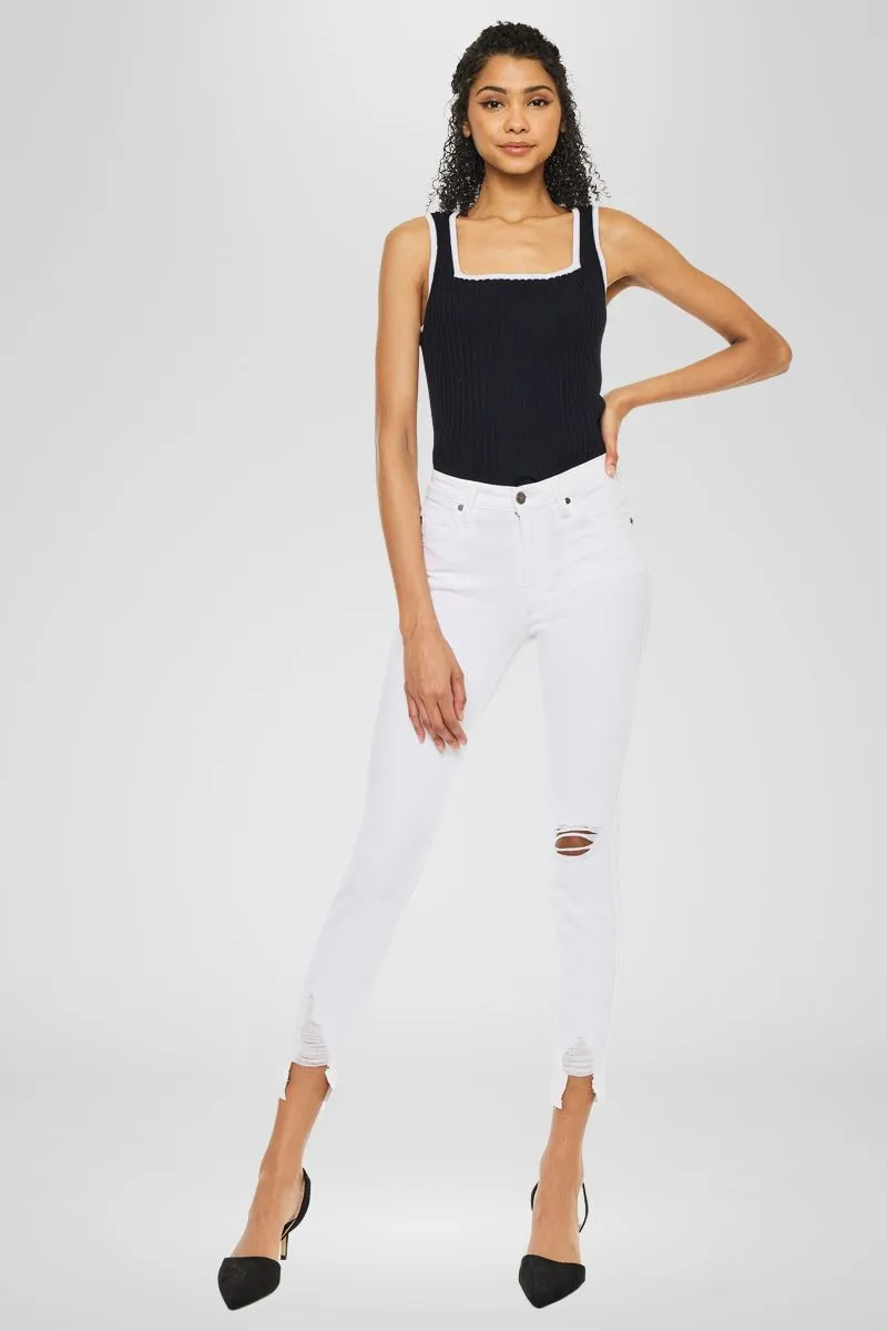 Kendra High Rise Ankle Skinny Jeans