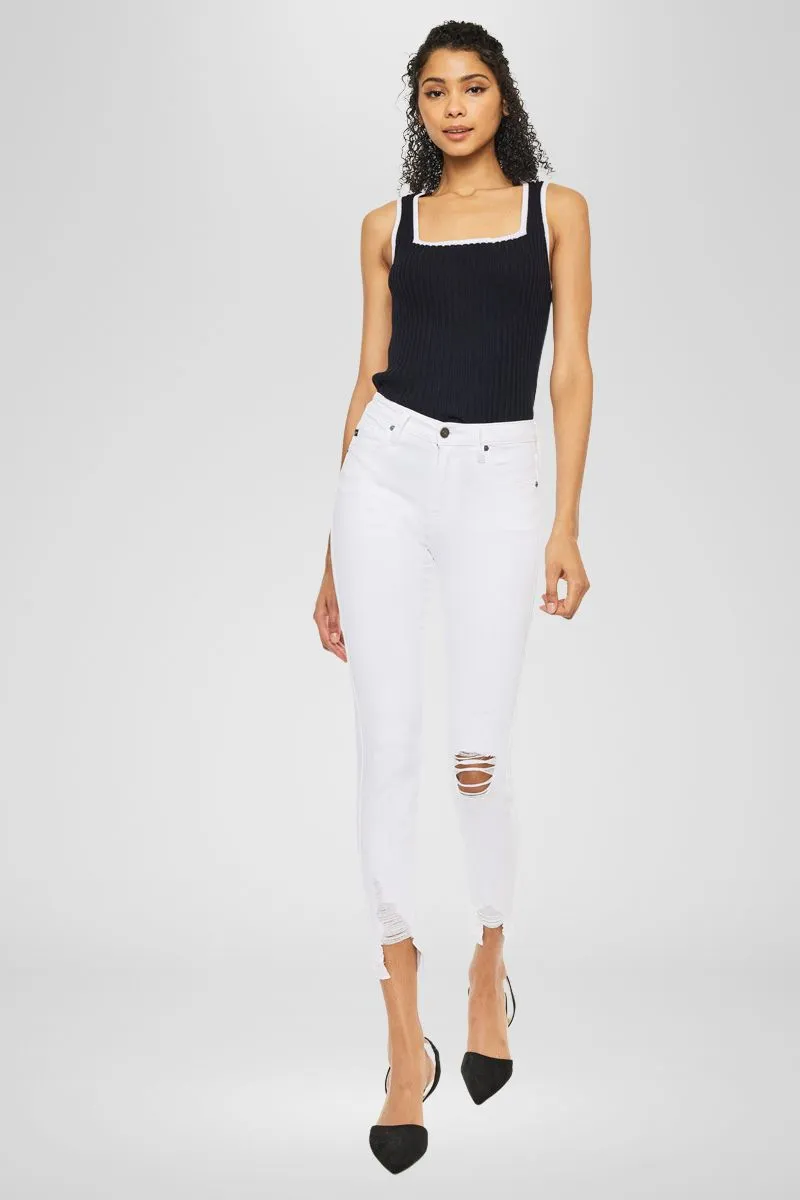 Kendra High Rise Ankle Skinny Jeans