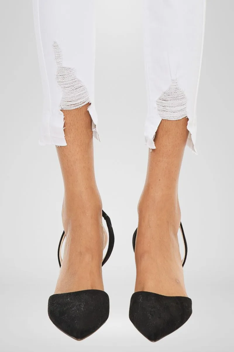Kendra High Rise Ankle Skinny Jeans