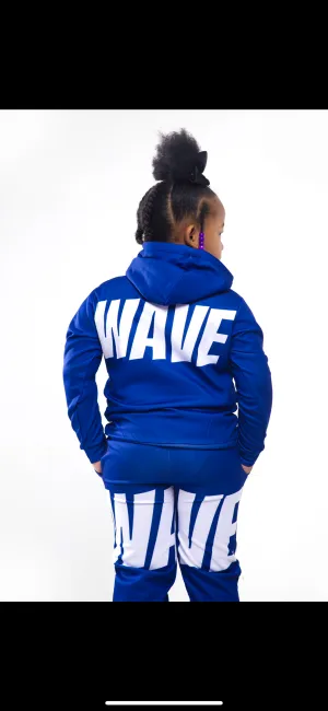 Kids BLU WAVE Hoodie