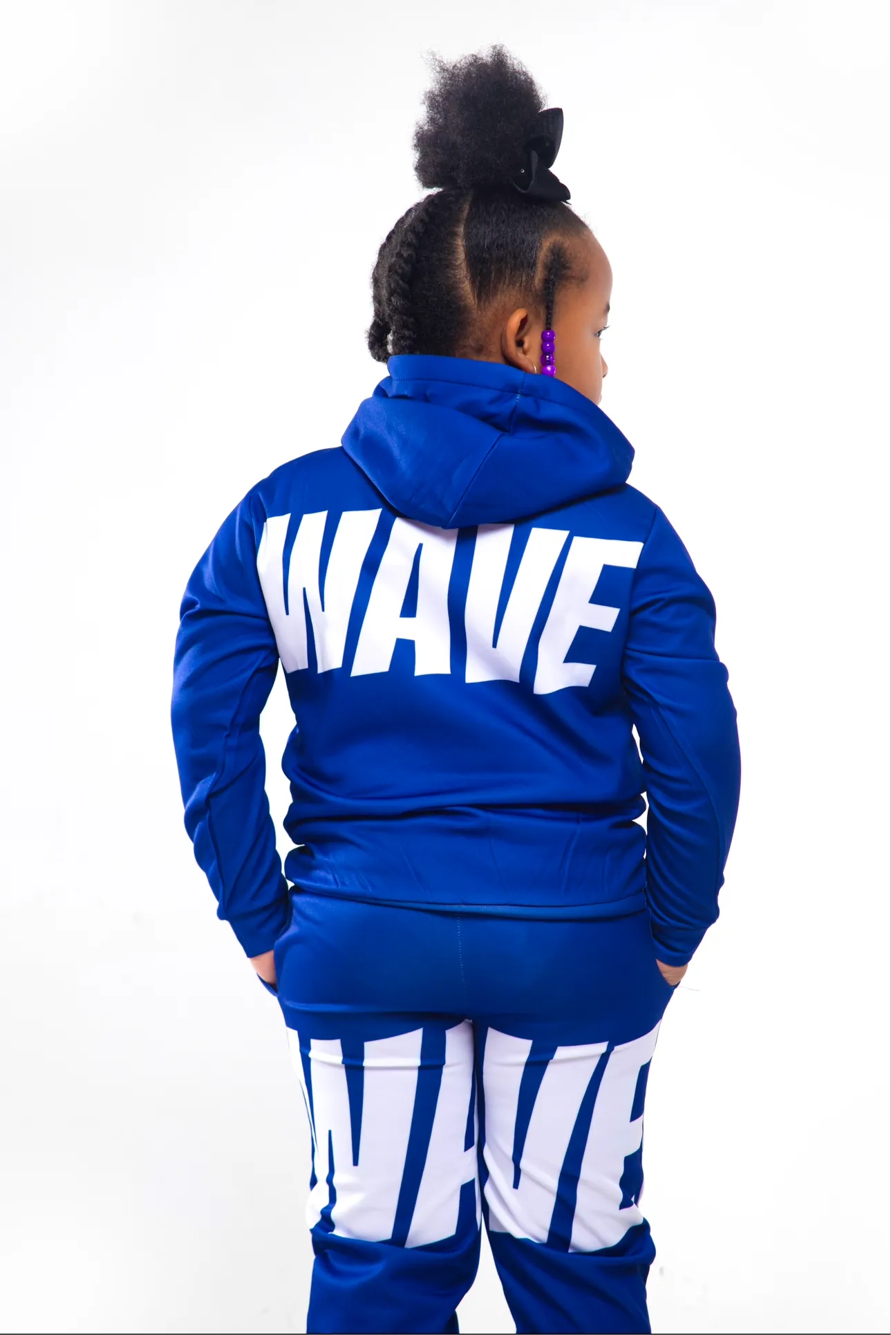 Kids BLU WAVE Hoodie