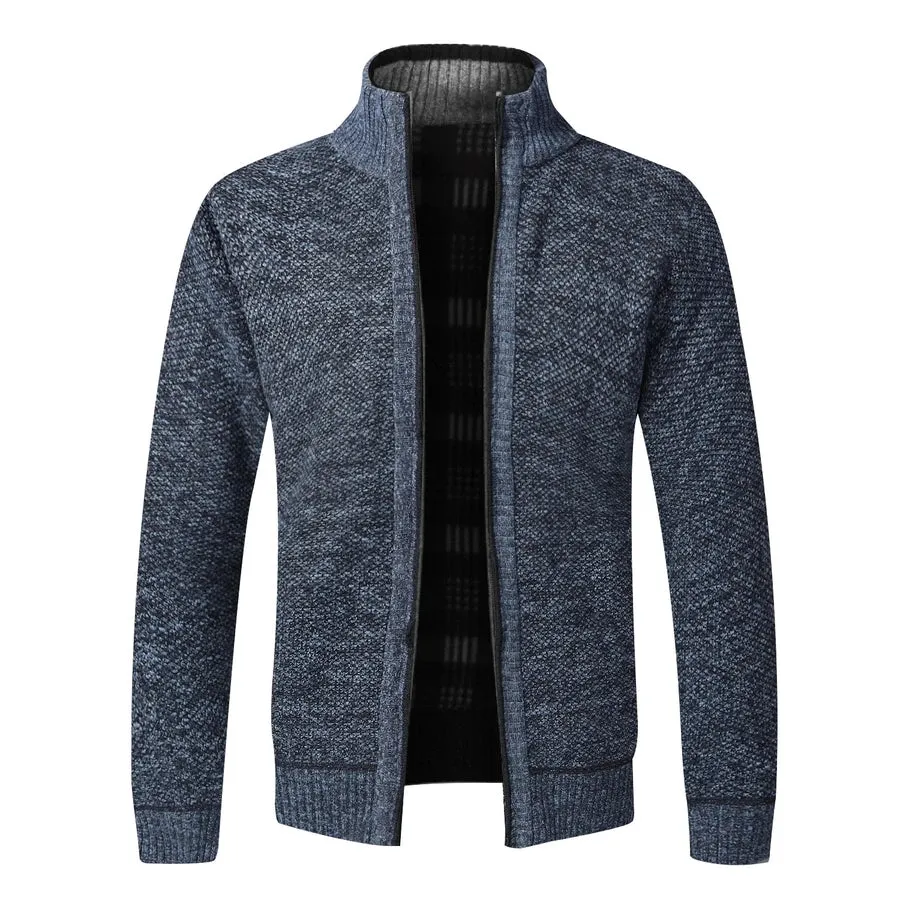Knitted Fleece-Lined Cardigan Jackets