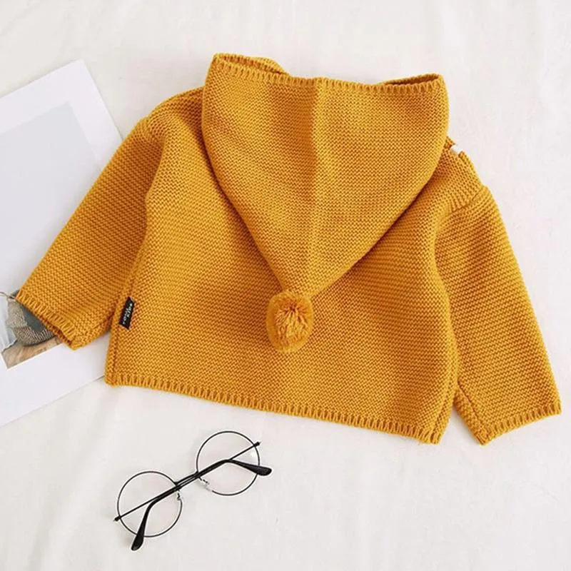 Knitted Unisex Baby Cardigan Autumn