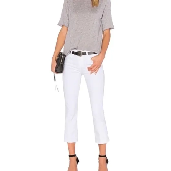 L’ AGENCE Charlotte Mid Rise Crop Flare Jeans