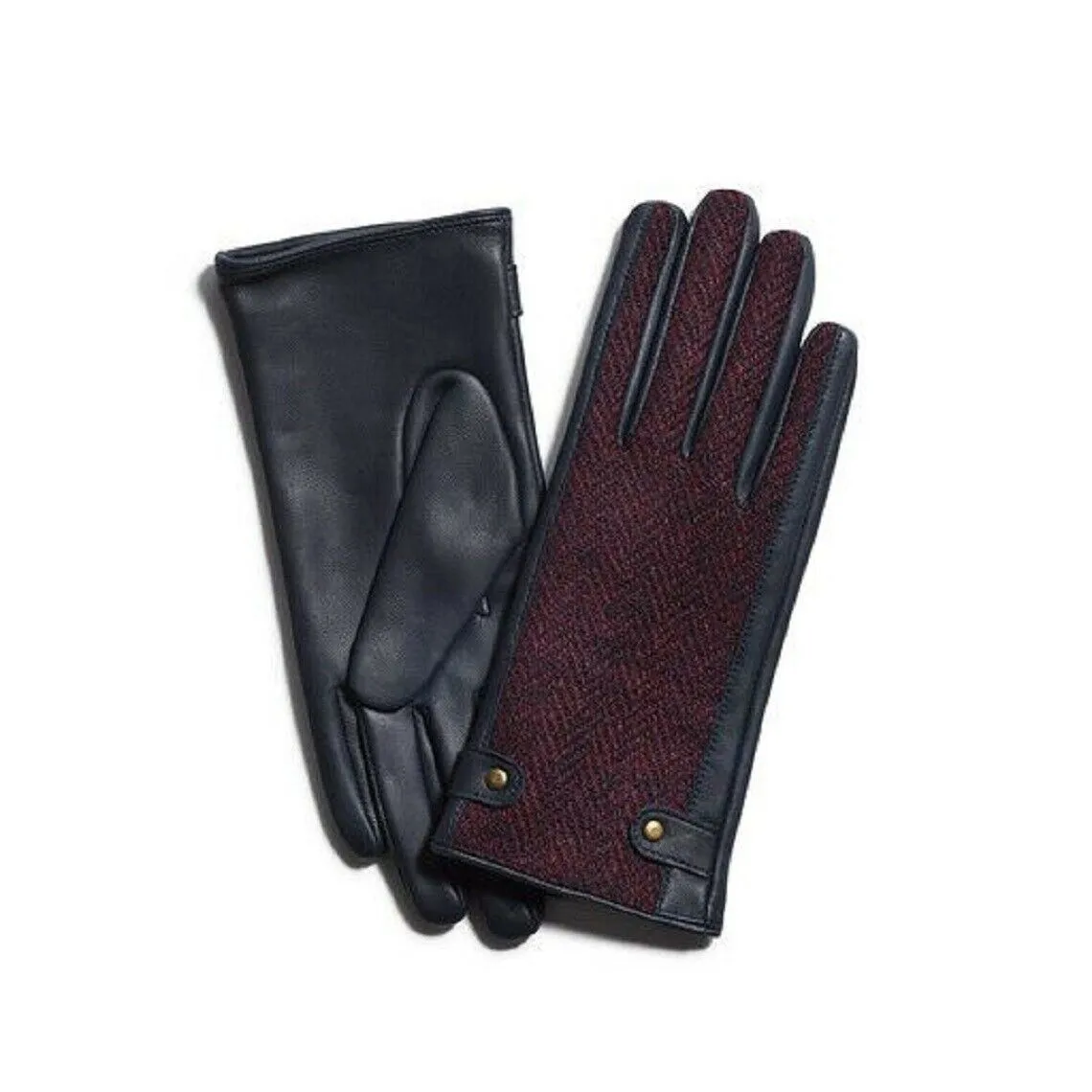 Ladies Failsworth Harris Tweed & Leather Gloves