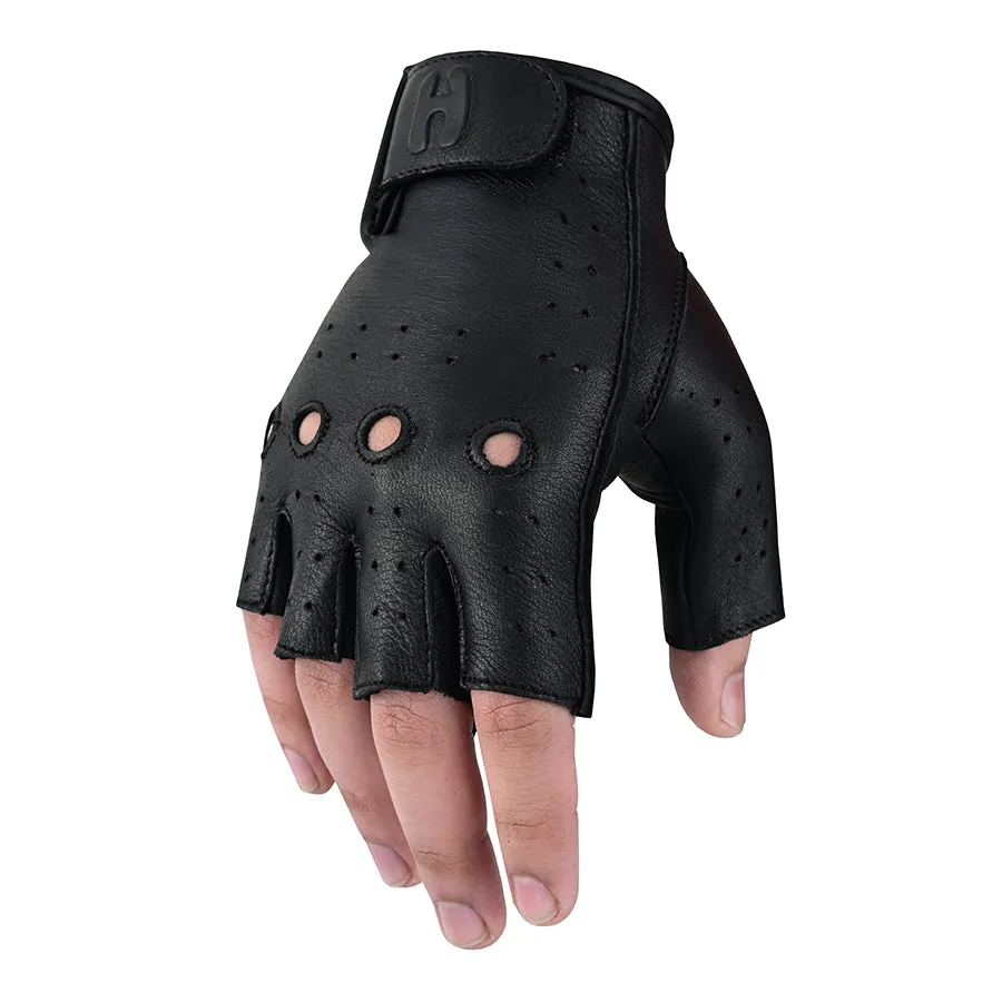 Ladies Water Resistant Deerskin Fingerless Gloves