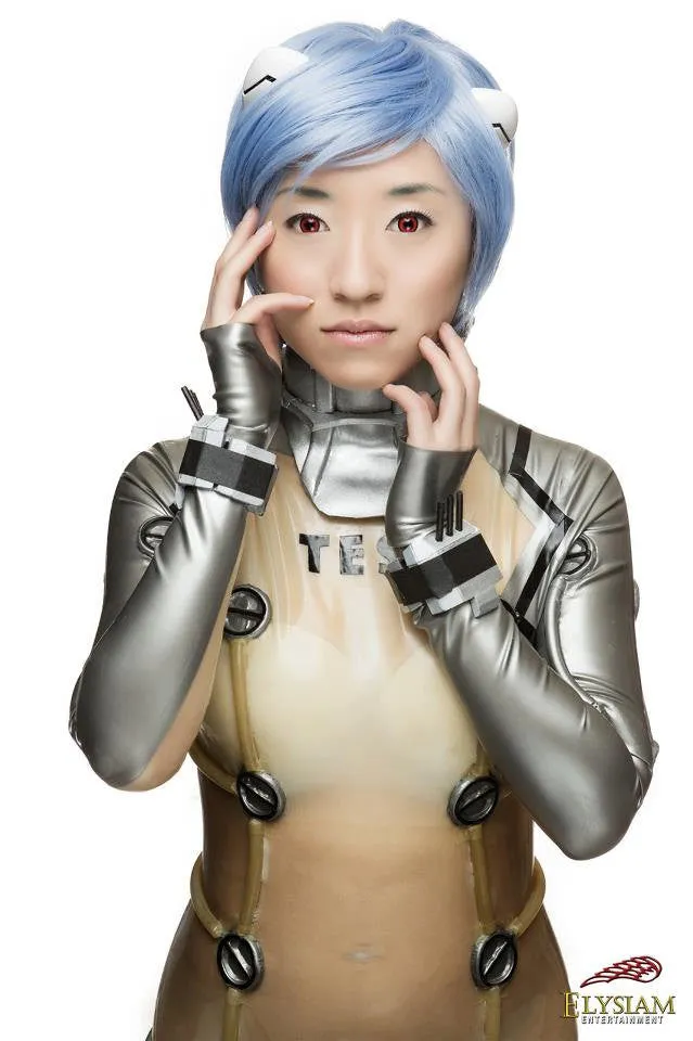 Latex Cosplay: Evangelion "Test" Plug-Suit - Rei Ayanami inspired costume