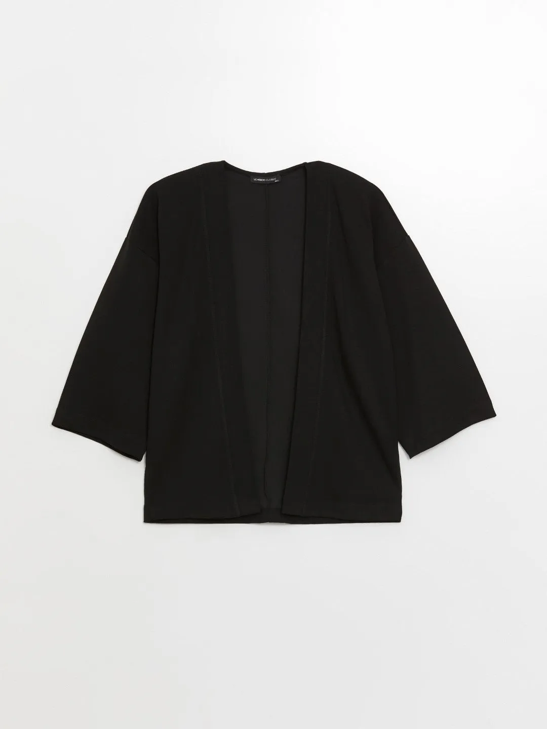 LCWAIKIKI Basic

New Black Shawl Collar Plain Oversize Women's Cardigan