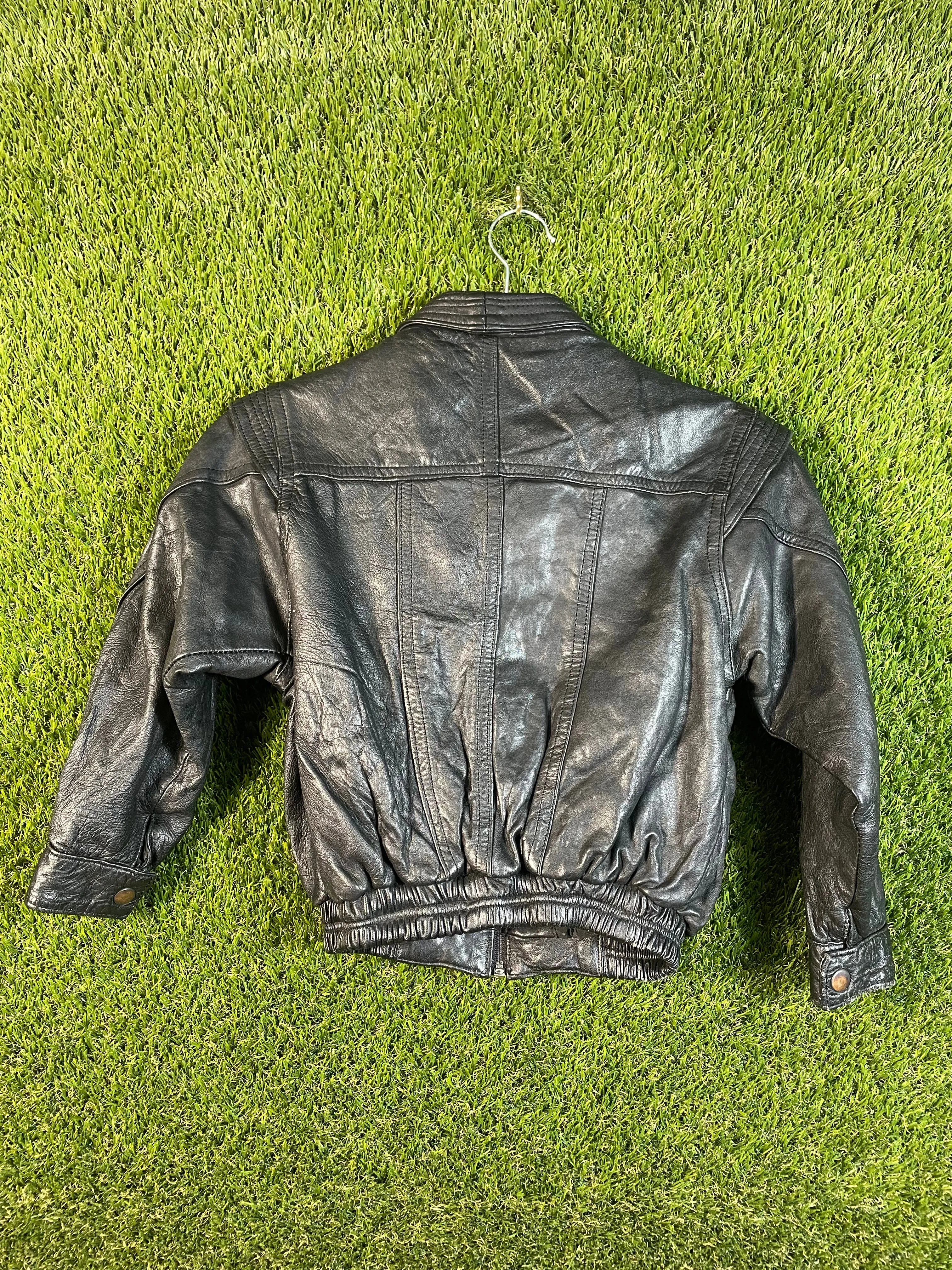 Leather Kid's Black Moto Jacket