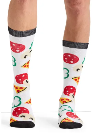 Legwear MPRINTSUPPORT Men's 10-15mmHg Compression Socks Pizza Me