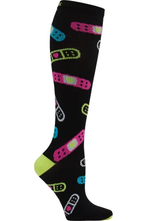 Legwear PRINTSUPPORT Women's 10-15mmHg Compression Socks Band Aides