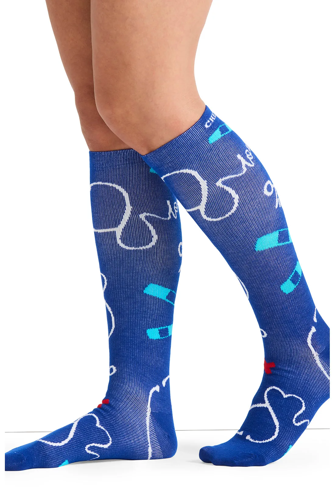 Legwear PRINTSUPPORT Women's 10-15mmHg Compression Socks Healing Thoughts
