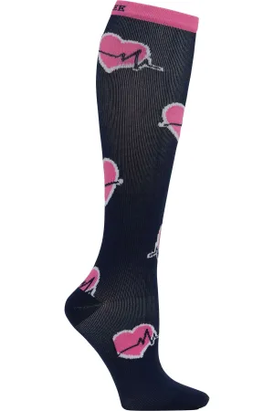 Legwear PRINTSUPPORT Women's 10-15mmHg Compression Socks Trauma Queen