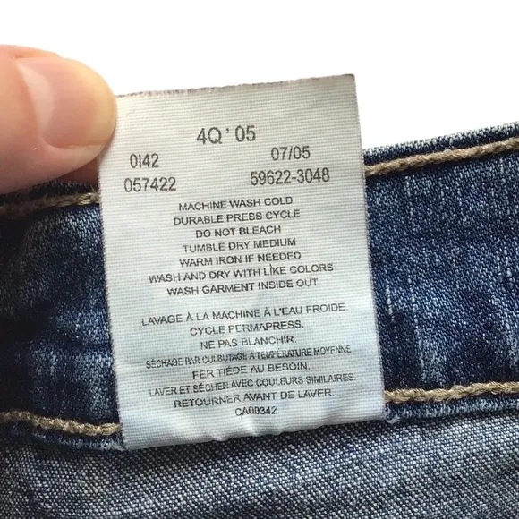 Levi’s Orange Tab High Rise Jeans, size 16