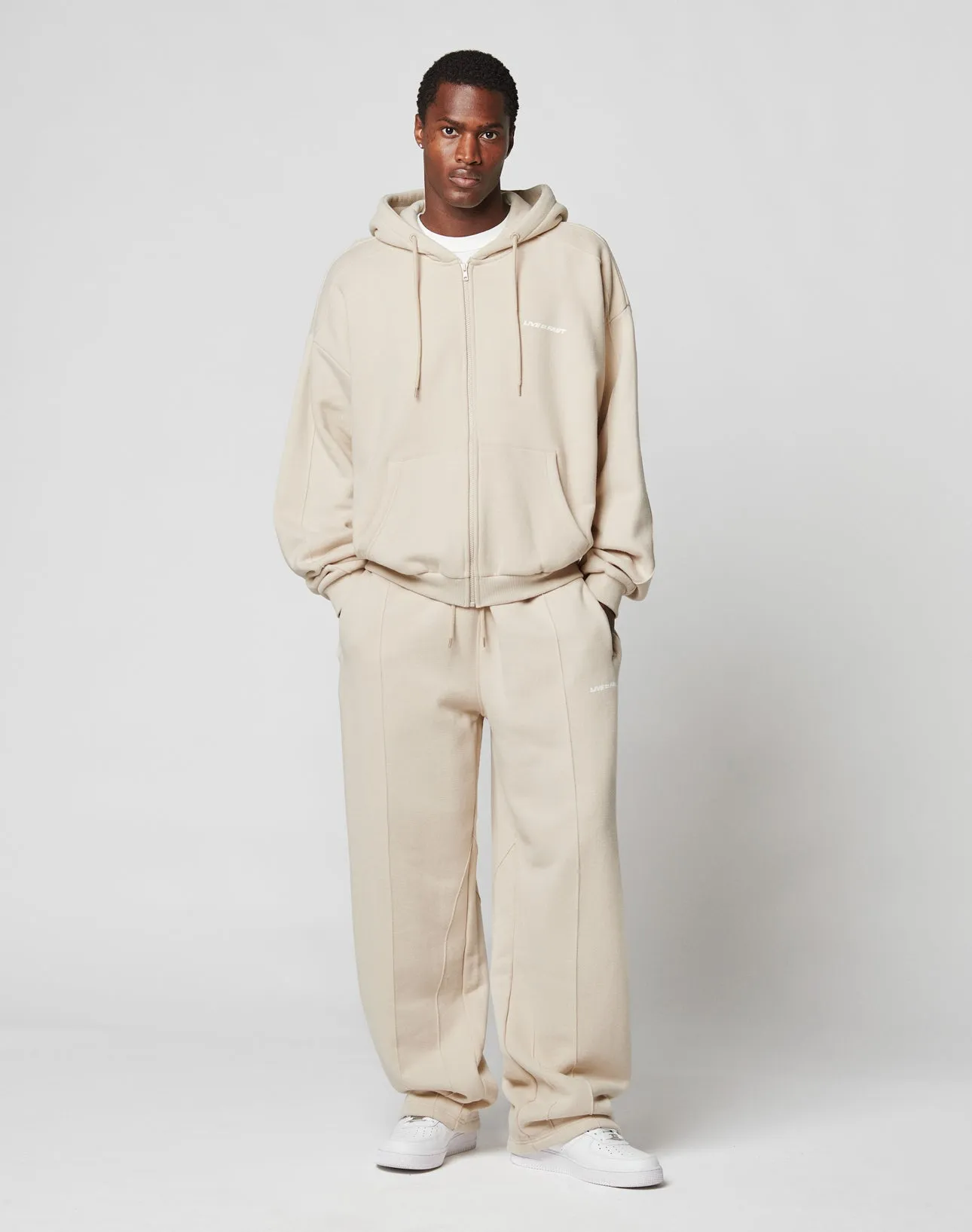 LFDY Pleated Hooded Zip